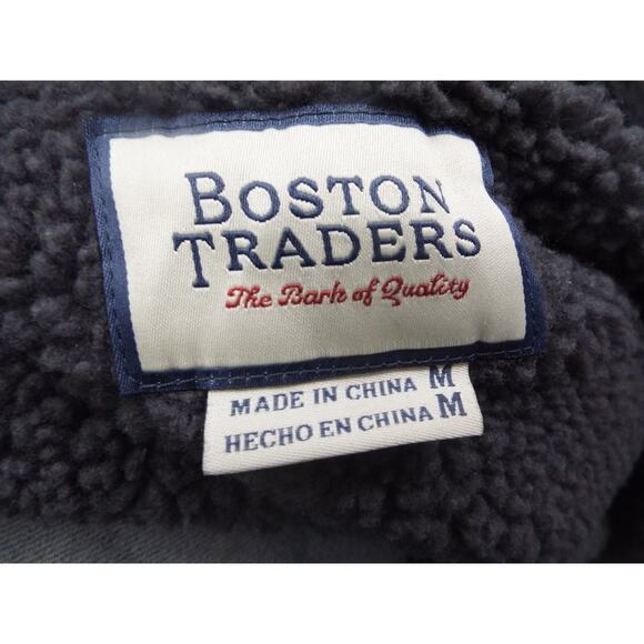 Boston Traders Lined Zip Sweater Sz M - Picture 4 of 5